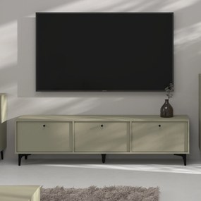 Szafka RTV stojąca TORINO 180 cm do Salonu pod Telewizor - Odcienie zieleni