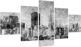 Obraz - Miasto sztuki kawowej (125x70 cm)