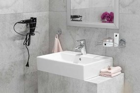 Uchwyt na suszarkę do włosów MILAZZO, Vacuum-Loc - stal chromowana, WENKO