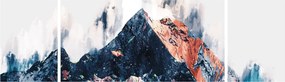 Obraz - Abstrakcyjna góra (170x50 cm)