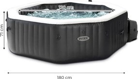 Jacuzzi ogrodowe dmuchane Intex 458, SPA 4-osobowe, WiFi, 120 dysz, 180 cm