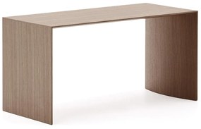 Stolik w dekorze orzecha w ciemnym naturalnym kolorze 45x90 cm Litto – Kave Home