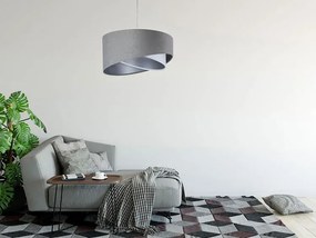 Szara asymetryczna lampa wisząca - EX979-Rosil