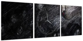 Obraz - Smutek i wyrzeczenie (z zegarem) (90x30 cm)