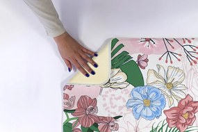 Dywanik antypoślizgowy do łazienki Dywanik antypoślizgowy do łazienki Kolorowe Kwiaty