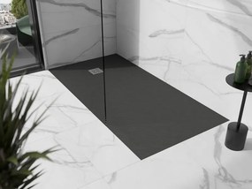 Mexen Stone+ brodzik kompozytowy prostokątny 200 x 90 cm, antracyt - 44719020