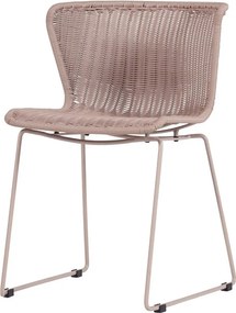 Beżowe krzesła ogrodowe ze sztucznego rattanu zestaw 2 szt. Wings – WOOOD