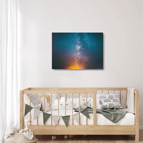 Obraz na szkle - Droga Mleczna (70x50 cm)