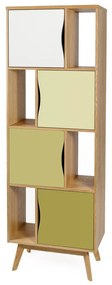 Zielony regał Woodman Avon Narrow Olive