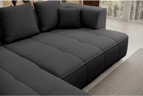 Narożnik ALBIO S Prawostronny z elektryczną regulacją siedziska, funkcja spania, wolnostojący w tkaninie EDEN 20 WERSAL