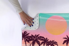 Antypoślizgowy dywanik łazienkowy Antypoślizgowy dywanik łazienkowy Tropikalna plaża