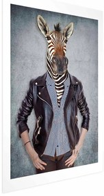 Plakat Zebra Ewa 40x60 cm bez ramy z marginesem ARTGEIST B