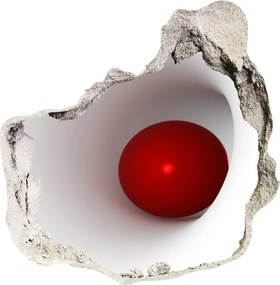 Dziura 3d fototapeta naklejka Abstrakcja kula