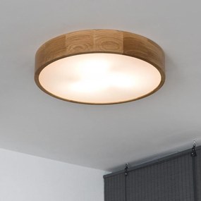 Brilagi - LED RGBW ściemnialna oprawa sufitowa CARVALHO 3xE27/9W/230V Wi-Fi dąb śr. 47,5