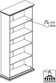Regał Paris 7986449