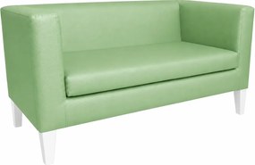 Sofa Monaco : Kolor nogi - Biała, Kolor tkaniny - EKO-SKÓRA - 7D, Typ tkaniny - Eko-skóra , Wysokość nogi - 20 cm