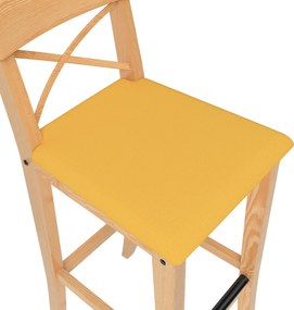 Pokrowiec na krzesło barowe Ingolf z tapicerowanym siedziskiem