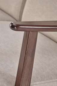 MILANO 2S sofa 2-osobowa beżowy drewno tkanina vintage tradycyjny