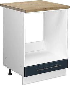 Szafka kuchenna ciemnoniebieski wysoki połysk 60x60x82 fame-line