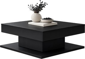 Designerski Stolik Czarny Kawowy 140 Cm C4-N16