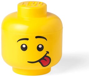 Żółty pojemnik w kształcie głowy LEGO® Silly L
