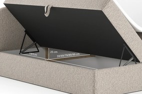 Łóżko kontynentalne Livv