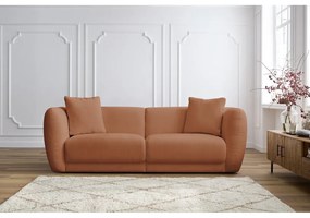 Pomarańczowa sofa 230 cm Bourbon – Bobochic Paris