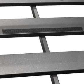 Komplet aluminiowy dla 10 osób MADRID (antracyt)