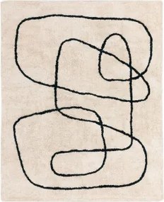 Prostokątny Dywan Bawełniany Edith 150 X 190 Cm - Sklum