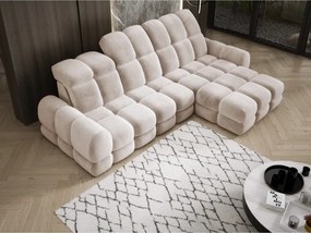 Narożnik TOLLO MINI S Prawostronny Elektryczna regulacja Salvador 01 kolor Kremowy WERSAL