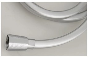 Plastikowy wąż prysznicowy w kolorze srebra Quadroflex – Sapho
