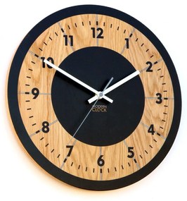 Zegar na ścianę nowoczesny efektowny okrągły cichy do kuchni salonu pokoju