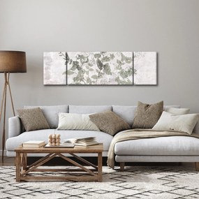Obraz - Rośliny w gipsie (170x50 cm)