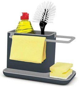 Szary stojak na środki czystości Joseph Joseph Caddy Sink Tidy