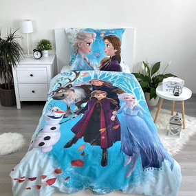 Bawełniana pościel dziecięca jednoosobowa 140x200 cm Frozen – Jerry Fabrics