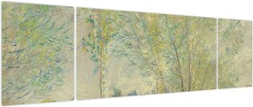 Obraz - Claude Monet, The Willows, reprodukcje (170x50 cm)