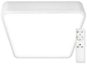 Top Light - LED Ściemniany plafon LED/51W/230V kwadratowy biały + pilot