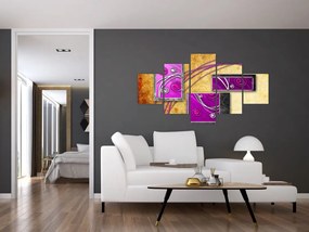 Obraz abstrakcji (125x70 cm)