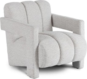 Fotel Wypoczynkowy do Salonu BENDER Szary Nowoczesny