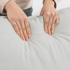 HOMCOM 146 cm dwuosobowa sofa, sofa z chenille, dwuwarstwowe tapicerowanie, poduszki sprężynowe, głębokie siedzisko, wysokie oparcie, kremowa | Aosom PL