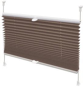 Brązowa roleta 97x150 cm Plisé Verona – Gardinia