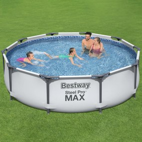 Basen stelażowy Steel Pro 457 x 107 cm 14970 l BESTWAY