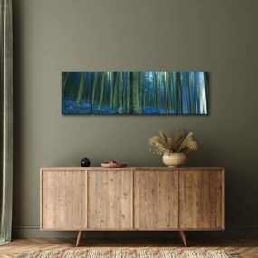 Obraz - Niebieski las (170x50 cm)