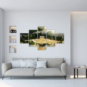 Obraz - Świątynia Zeusa, Ateny, Grecja (125x70 cm)