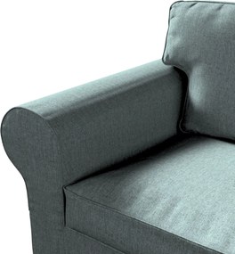 Pokrowiec na sofę Ektorp 3-osobową, nierozkładaną kolor niebieski tkanina strukturalna
