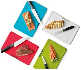 Zestaw desek i noży ze stojakiem 10x32 cm Folio Icon Plus – Joseph Joseph