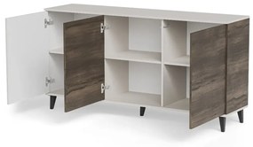 Komoda RANDOM 2 KM-1 160cm orzech/kaszmirowa HALMAR