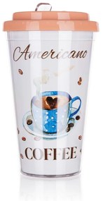 Banquet Kubek podróżny z podwójnymi ściankami COFFEE 0,5 l, Americano coffee