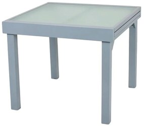 Stół ogrodowy ze szklanym blatem 90x90 cm Lola – Garden Pleasure