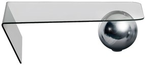 Stolik kawowy MUNDO - Szkło hartowane i stal